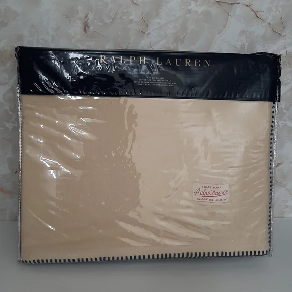 Ralph Lauren Waltham Stripe King Blanket MSRP $430 - Picture 10 of 15